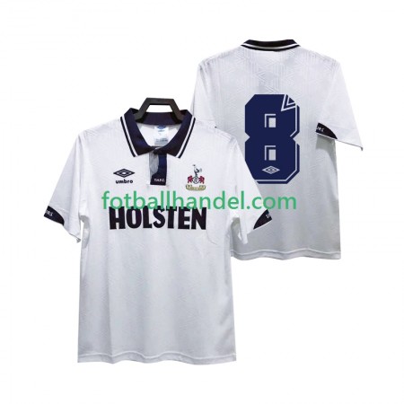 Herre Fotballdrakter Tottenham Hotspur 8 Hjemme Retro 1991 1993 Kortermet